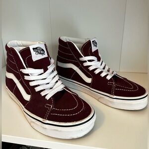 Vans - Burgandy High Tops